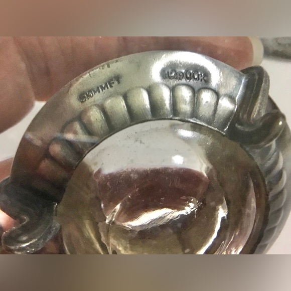 Vintage Russian salt cellars with spoons - Picture 4 of 5